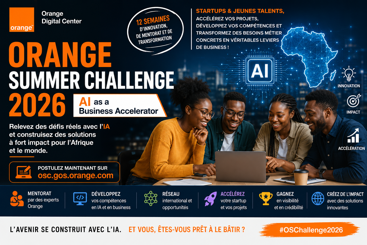 Comment postuler &agrave; l'Orange Summer Challenge 2026 ?